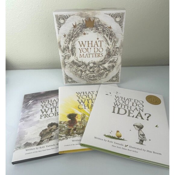 What You Do Matters Box Set of 3 Books Idea Chance Problem Kobi Yamada - Picture 7 of 15